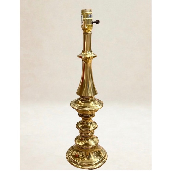 Stiffel Brass Table Lamp Mid Century Modern Accent Lighting